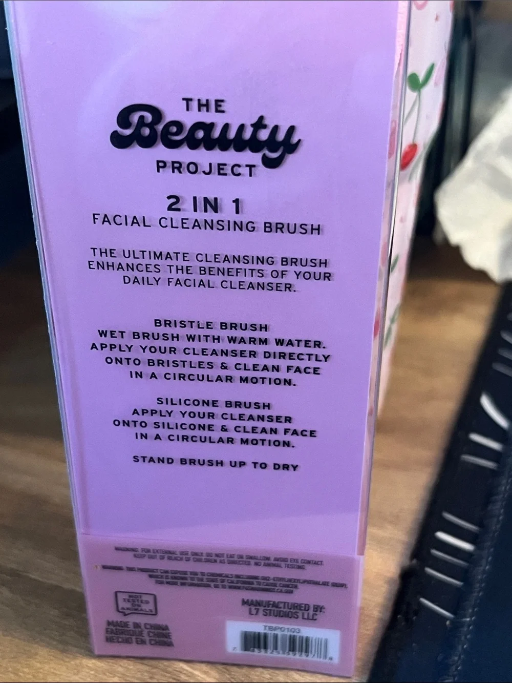 2-in-1 Facial Cleansing Brush - Pink
